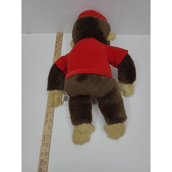 Vintage Curious George Plush 18" Toy Network Stuffed Animal Monkey - Picture 2 of 4